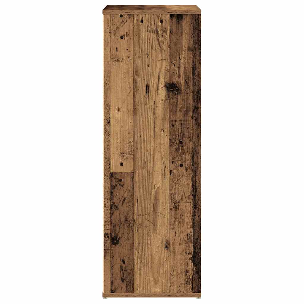 vidaXL Shoe Rack Old Wood 54x34x100.5 cm Engineered Wood