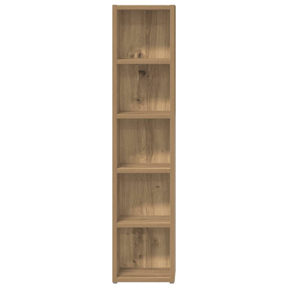 vidaXL CD Cabinets 2 pcs Artisan Oak 21x16x93.5 cm Engineered Wood