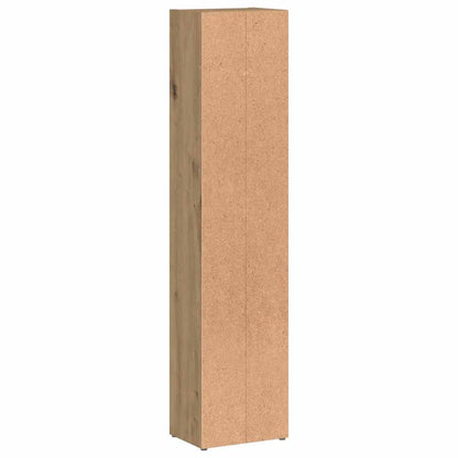 vidaXL CD Cabinets 2 pcs Artisan Oak 21x16x93.5 cm Engineered Wood