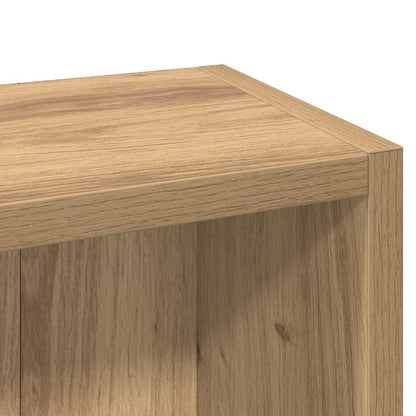 vidaXL CD Cabinets 2 pcs Artisan Oak 21x16x93.5 cm Engineered Wood