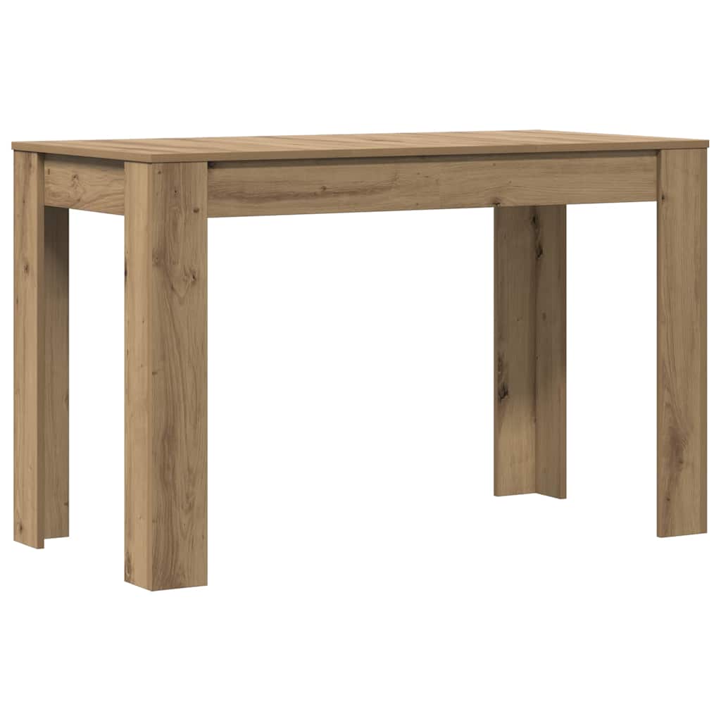 vidaXL Dining Table Artisan Oak 120x60x76 cm Engineered Wood