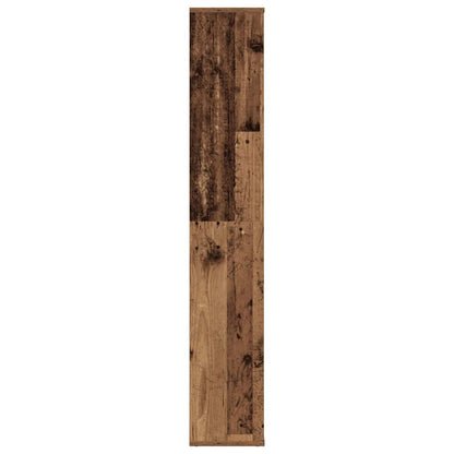 vidaXL Room Divider/Book Cabinet Old Wood 100x24x140cm Engineered Wood