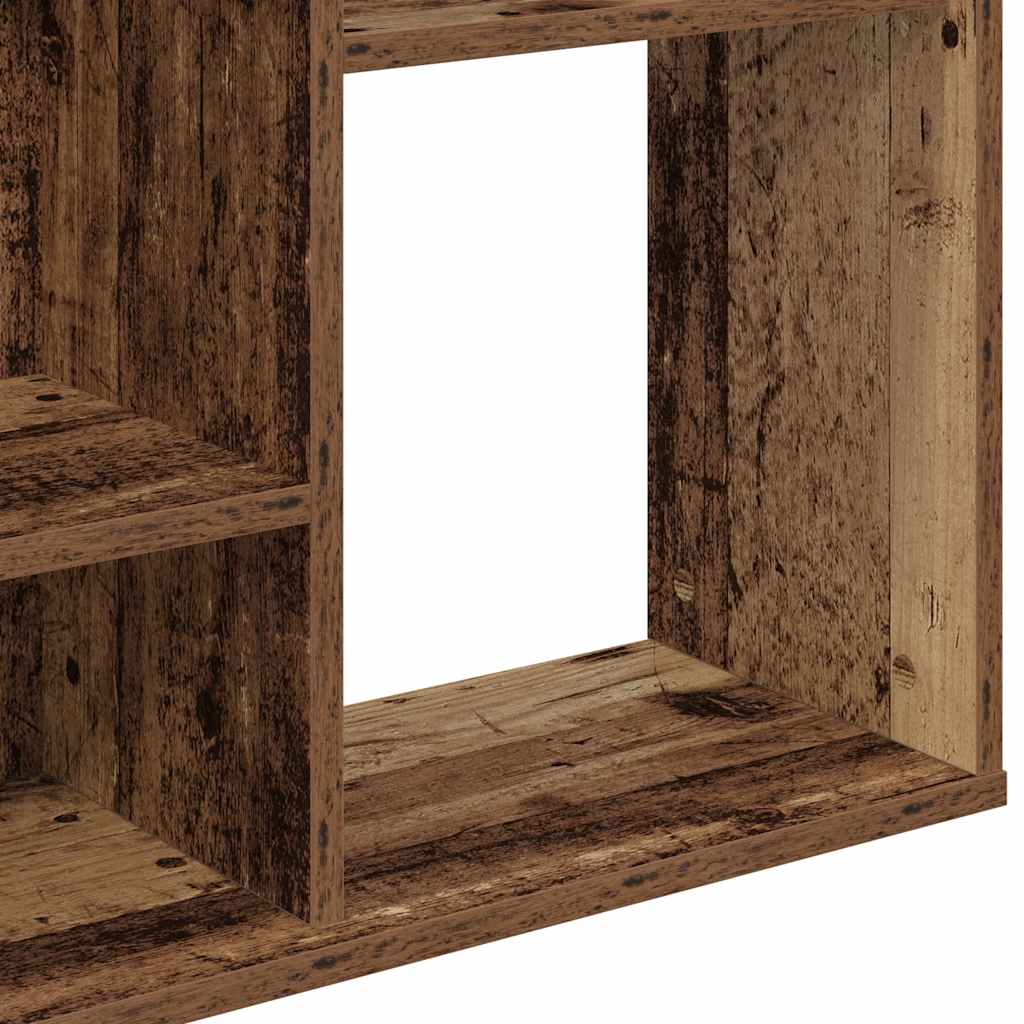 vidaXL Room Divider/Book Cabinet Old Wood 100x24x140cm Engineered Wood