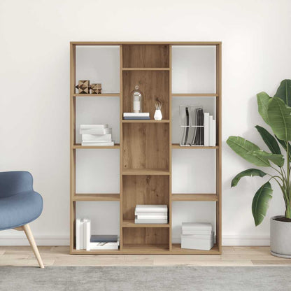 vidaXL Room Divider/Book Cabinet Artisan Oak 100x24x140 cm