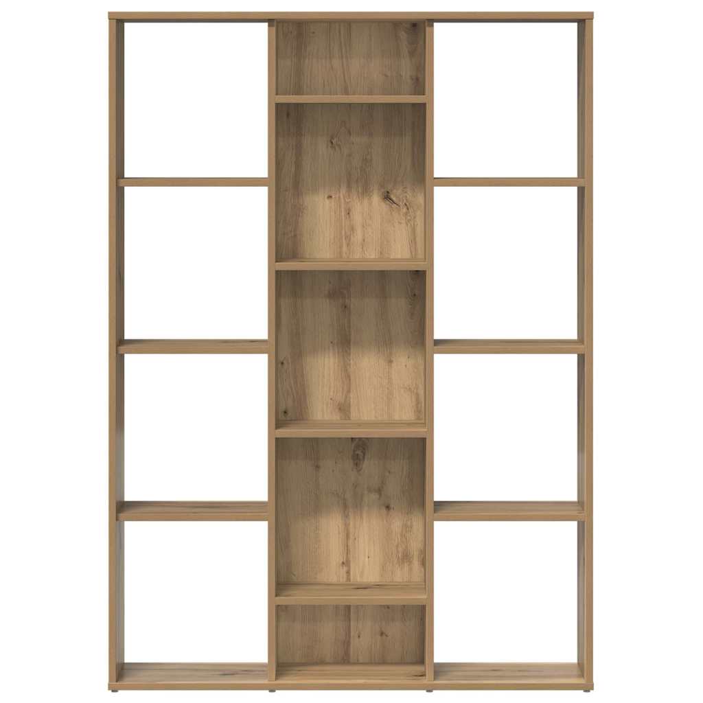 vidaXL Room Divider/Book Cabinet Artisan Oak 100x24x140 cm Engineered Wood