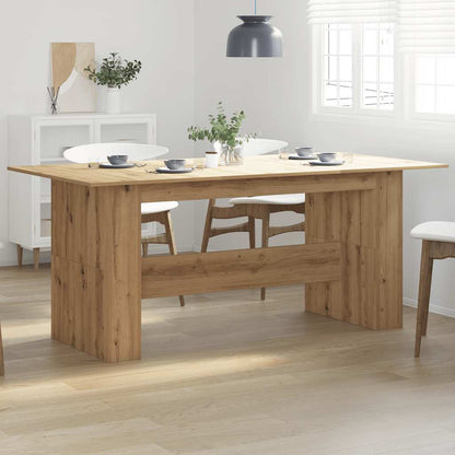 vidaXL Dining Table Artisan Oak 180x90x76 cm Engineered Wood
