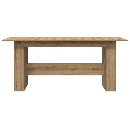 vidaXL Dining Table Artisan Oak 180x90x76 cm Engineered Wood