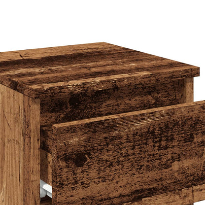 vidaXL Bedside Cabinets 2 pcs Old Wood 30x30x40 cm Engineered Wood