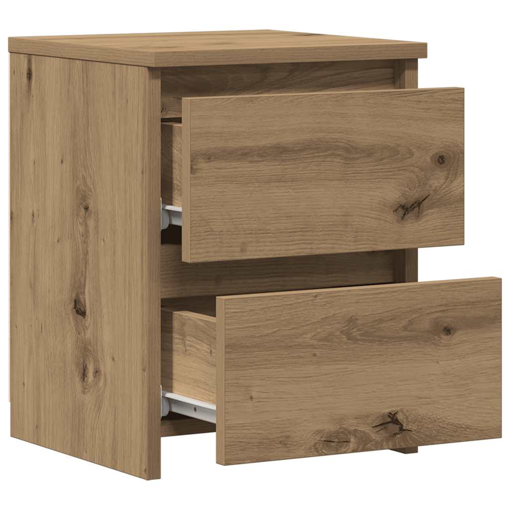 vidaXL Bedside Cabinet Aritisan Oak 30x30x40 cm Engineered Wood