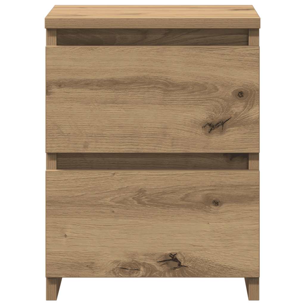 vidaXL Bedside Cabinet Aritisan Oak 30x30x40 cm Engineered Wood