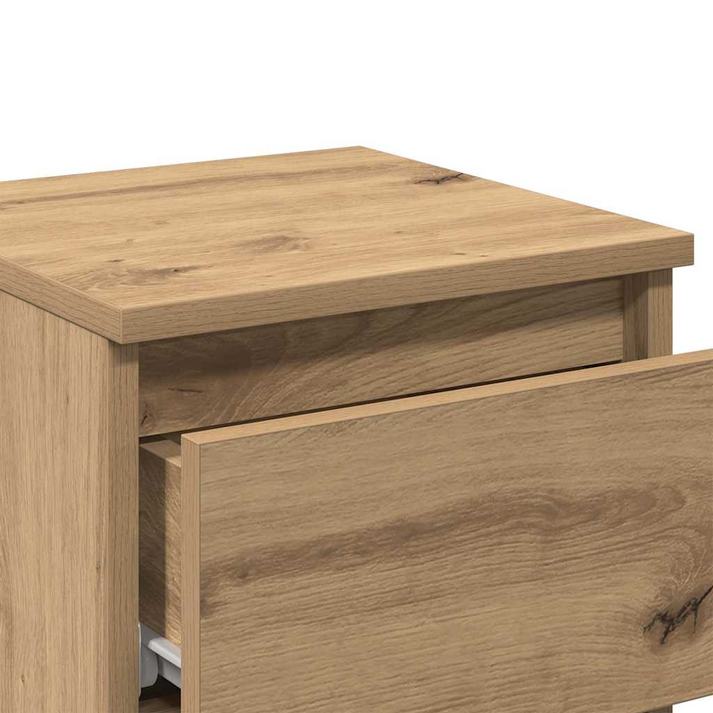vidaXL Bedside Cabinet Aritisan Oak 30x30x40 cm Engineered Wood