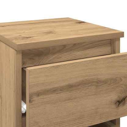 vidaXL Bedside Cabinets 2 pcs Artisan Oak 30x30x40 cm Engineered Wood