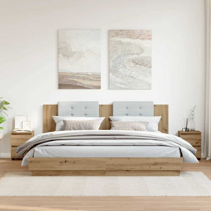 vidaXL Bedside Cabinets 2 pcs Artisan Oak 30x30x40 cm Engineered Wood