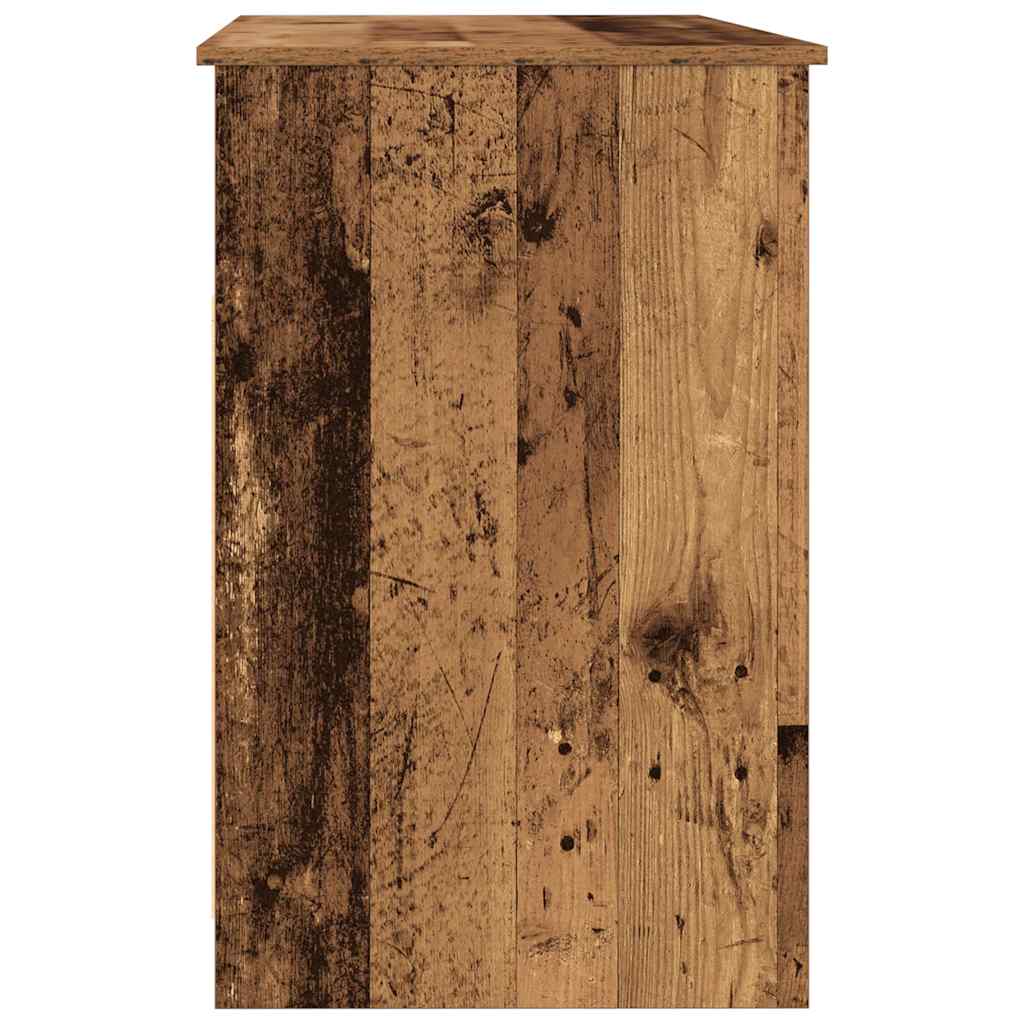vidaXL Desk Old Wood 102x50x76 cm Engineered Wood