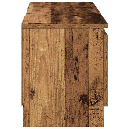 vidaXL TV Cabinet Old Wood 102x30x36 cm Engineered Wood