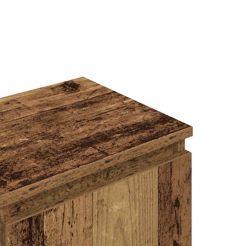 vidaXL TV Cabinet Old Wood 102x30x36 cm Engineered Wood