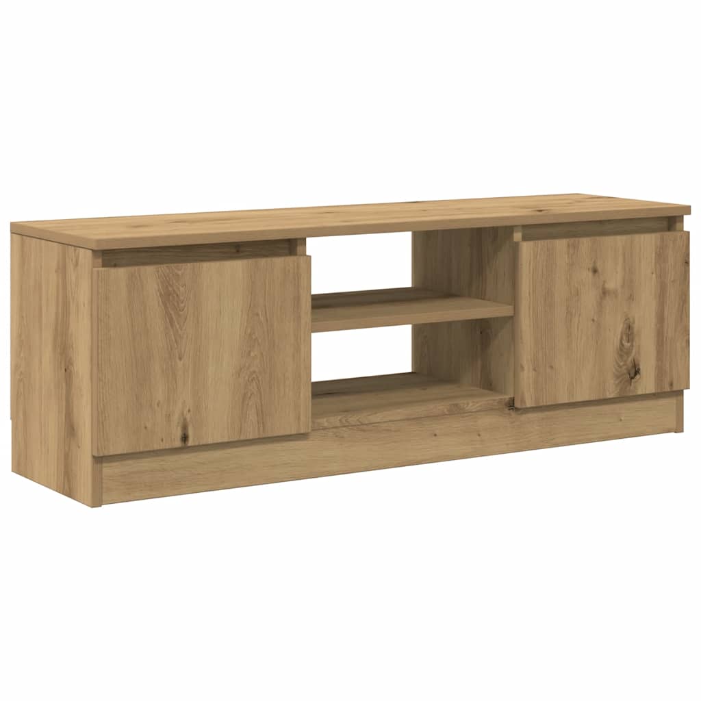 vidaXL TV Cabinet Artisan Oak 102x30x36 cm Engineered Wood