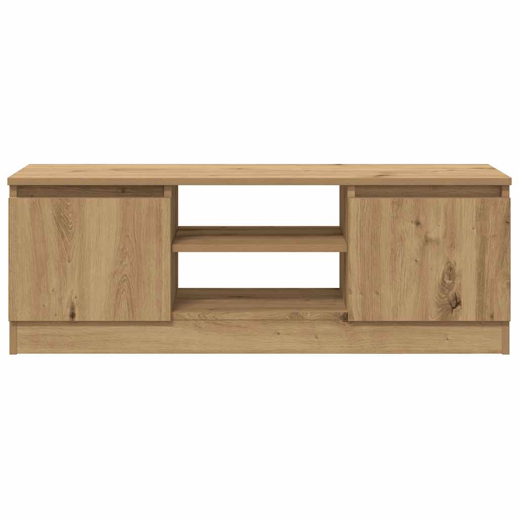 vidaXL TV Cabinet Artisan Oak 102x30x36 cm Engineered Wood
