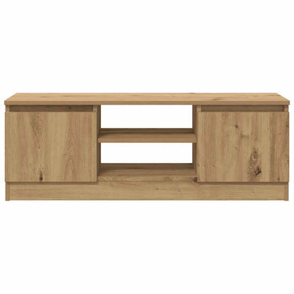 vidaXL TV Cabinet Artisan Oak 102x30x36 cm Engineered Wood