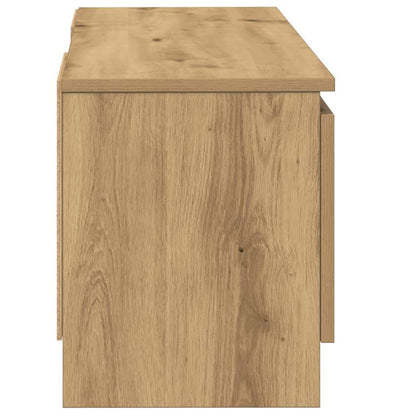 vidaXL TV Cabinet Artisan Oak 102x30x36 cm Engineered Wood