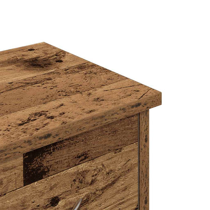vidaXL Wall Cabinet Old Wood 88x26x18.5 cm Engineered Wood