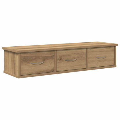 vidaXL Wall Cabinet Artisian Oak 88x26x18,5 cm Engineered Wood
