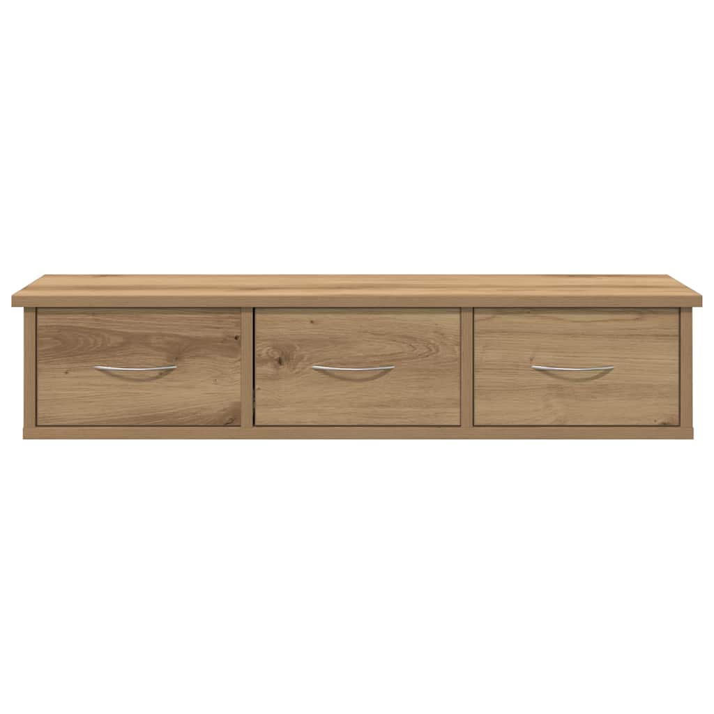 vidaXL Wall Cabinet Artisian Oak 88x26x18,5 cm Engineered Wood
