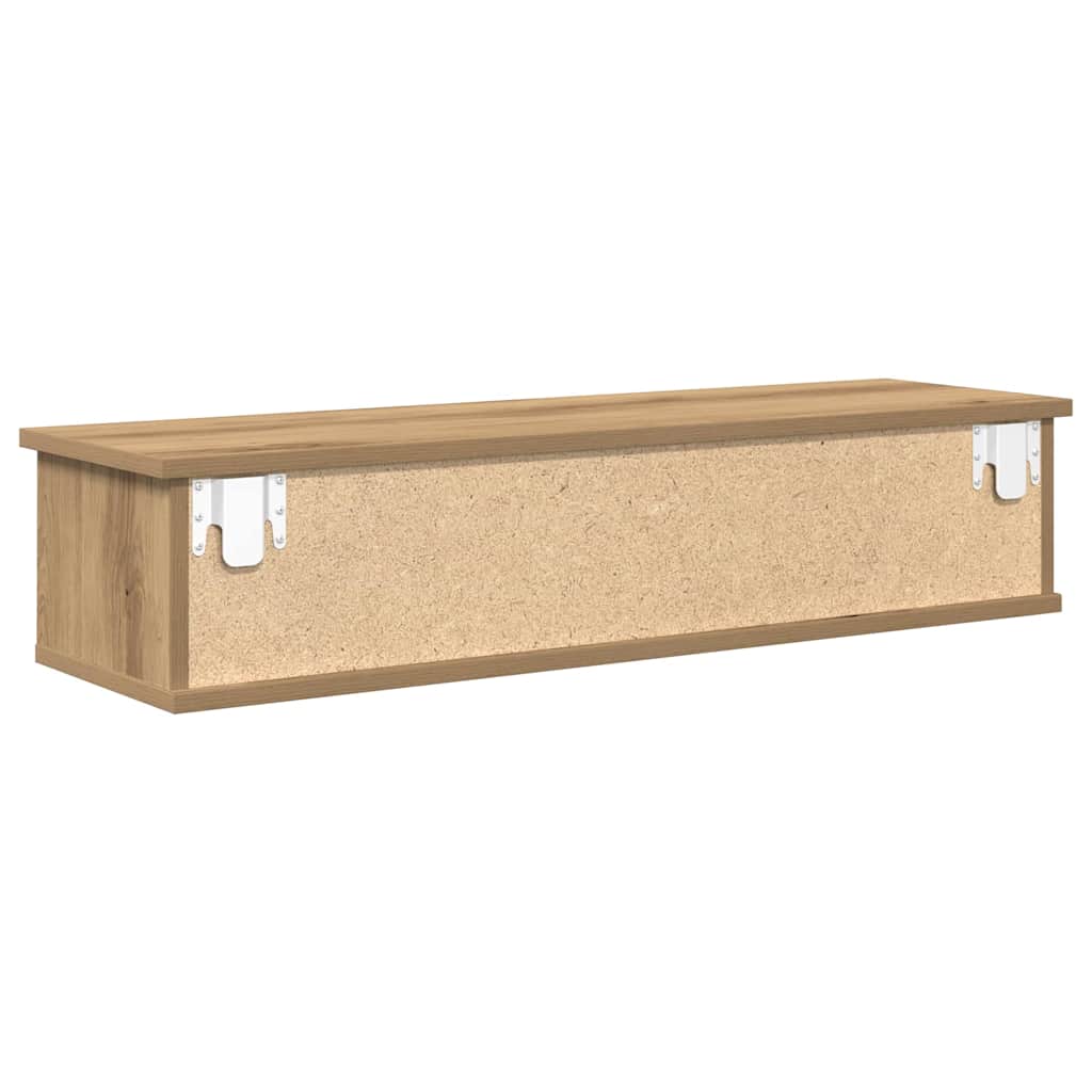 vidaXL Wall Cabinet Artisian Oak 88x26x18,5 cm Engineered Wood