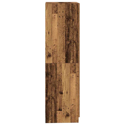 vidaXL Wardrobe Old Wood 90x52x200 cm Engineered Wood