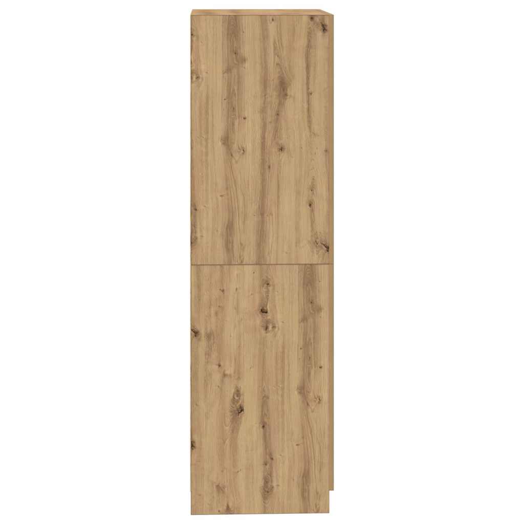 vidaXL Wardrobe Artisan Oak 90x52x200 cm Engineered Wood