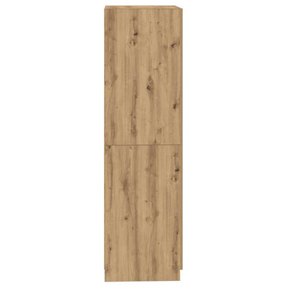 vidaXL Wardrobe Artisan Oak 80x52x180 cm Engineered Wood