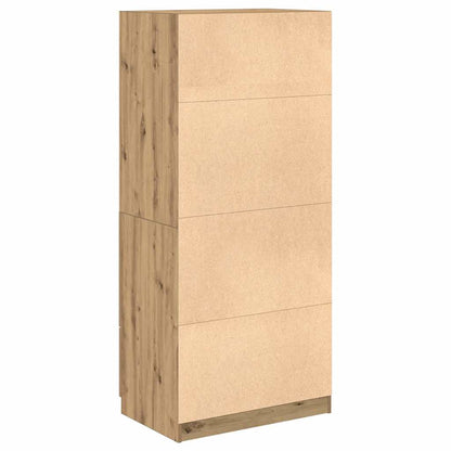 vidaXL Wardrobe Artisan Oak 80x52x180 cm Engineered Wood