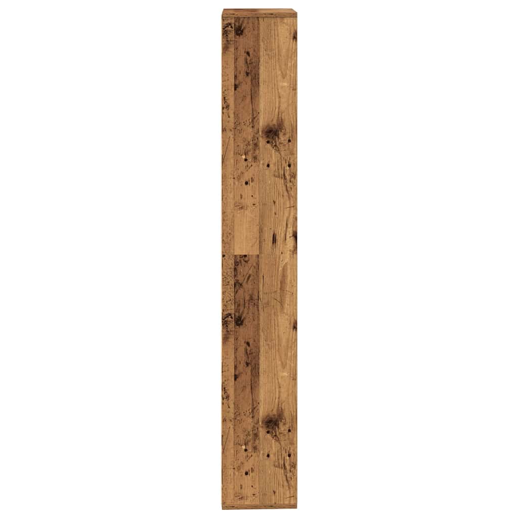 vidaXL Book Cabinet Old Wood 157x24x160 cm Engineered Wood
