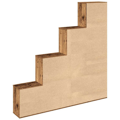 vidaXL Book Cabinet Old Wood 157x24x160 cm Engineered Wood