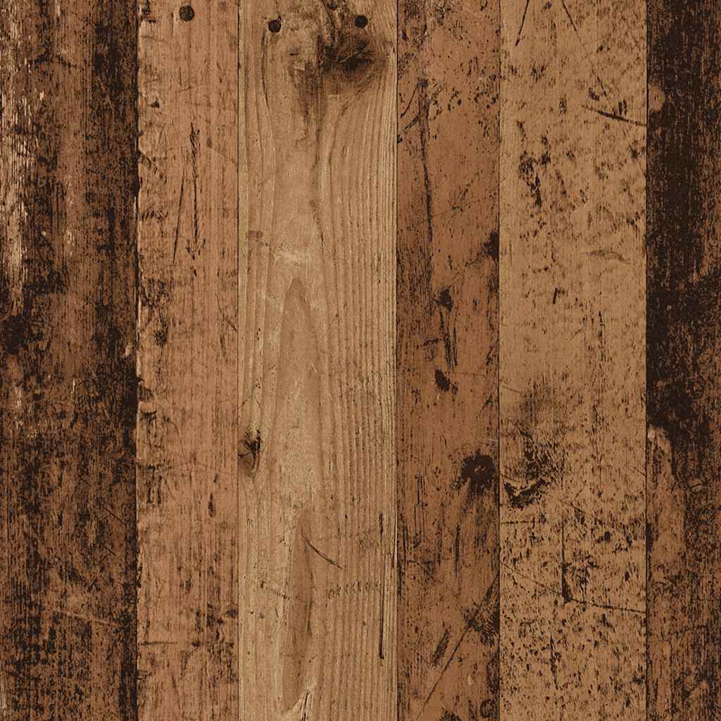 vidaXL Book Cabinet Old Wood 157x24x160 cm Engineered Wood