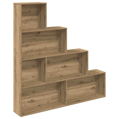 vidaXL Book Cabinet Artisan Oak 157x24x160 cm Engineered Wood