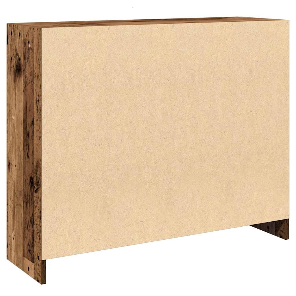 vidaXL Sideboard Old Wood 91x28x75 cm Engineered Wood