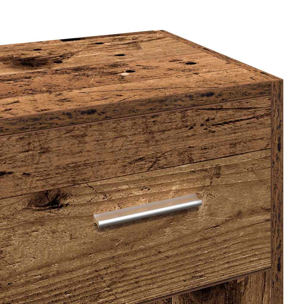 vidaXL Sideboard Old Wood 91x28x75 cm Engineered Wood