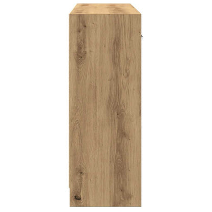 vidaXL Sideboard Artisan Oak 91x28x75 cm Engineered Wood