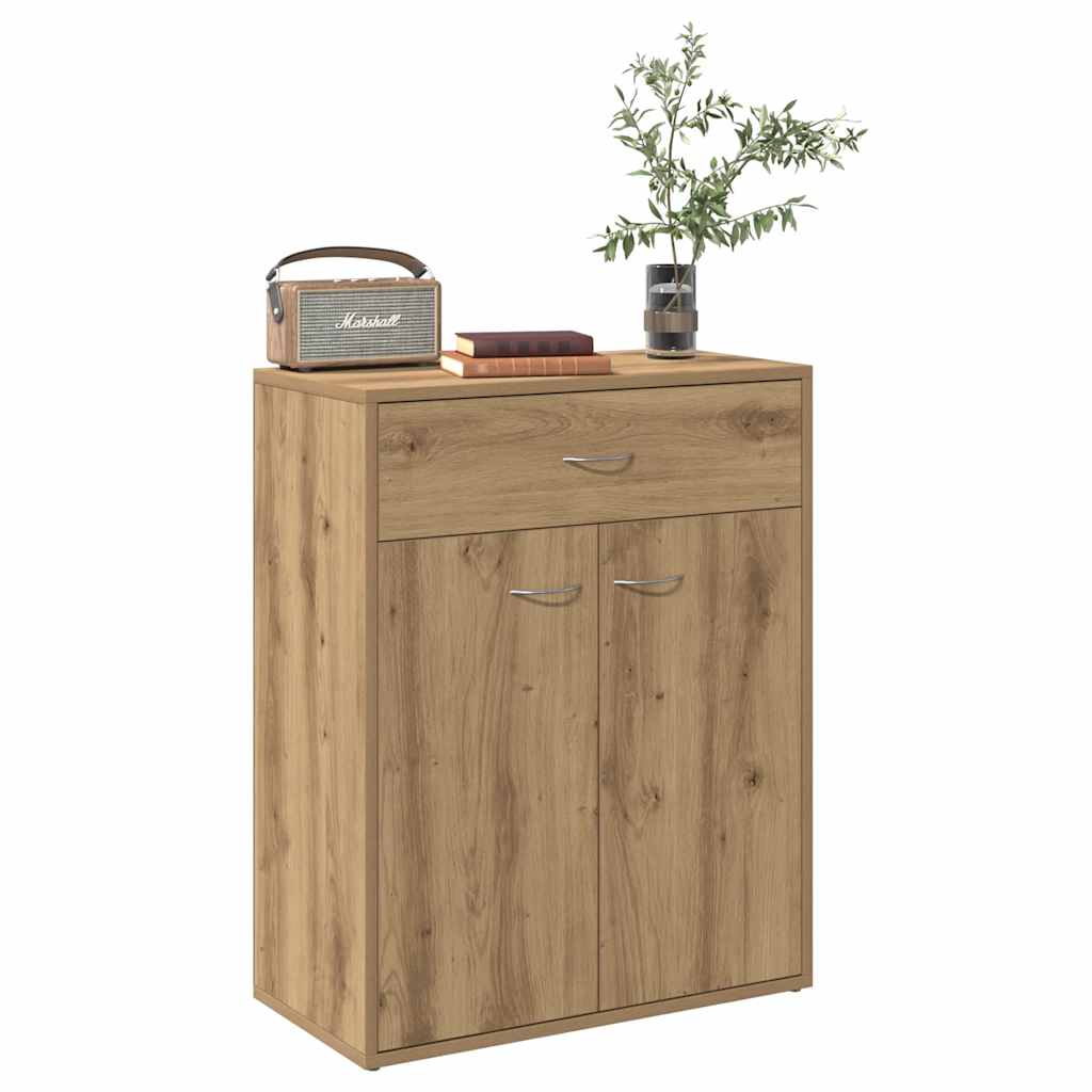 vidaXL Sideboard Artisan Oak 60x30x75 cm Engineered Wood