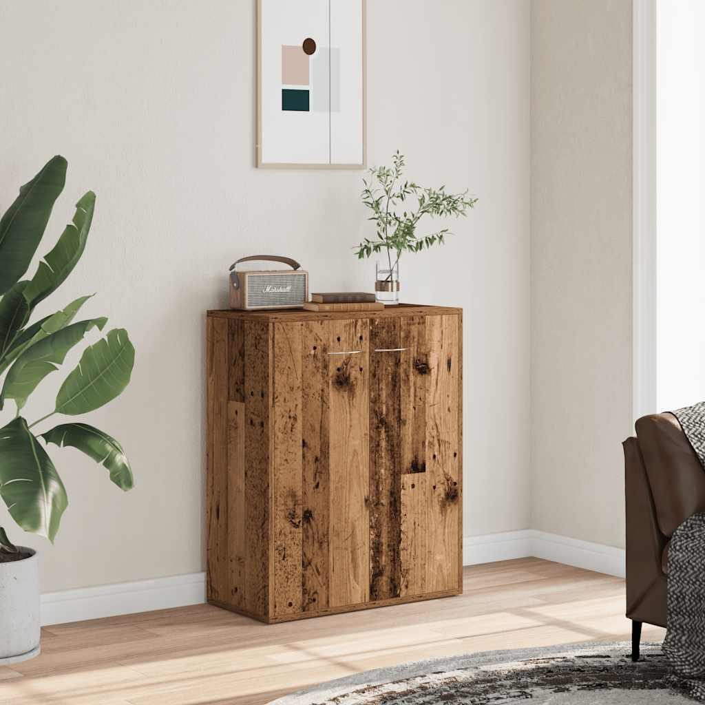 vidaXL Sideboard Old Wood 60x30x75 cm Engineered Wood