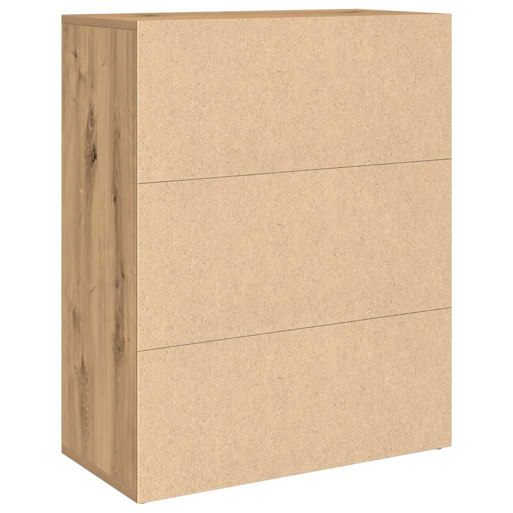 vidaXL Sideboard Artisan Oak 60x30x75 cm Engineered Wood