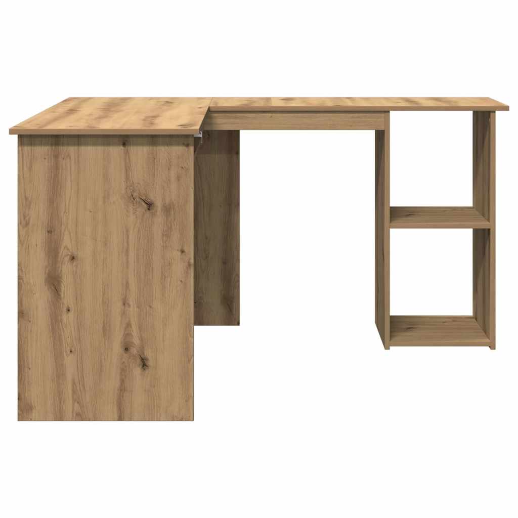 vidaXL Corner Desk Artisan Oak 120x140x75 cm Engineered Wood