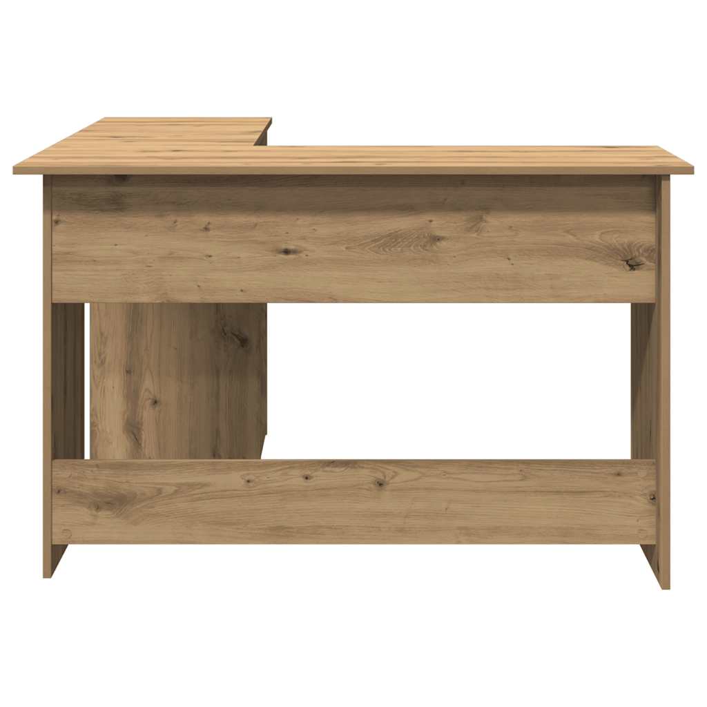 vidaXL Corner Desk Artisan Oak 120x140x75 cm Engineered Wood