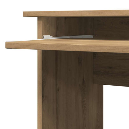 vidaXL Corner Desk Artisan Oak 120x140x75 cm Engineered Wood