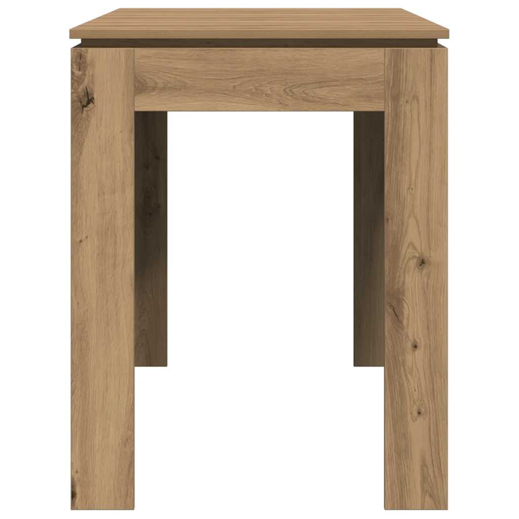 vidaXL Dining Table Artisan Oak 120x60x76 cm Engineered Wood