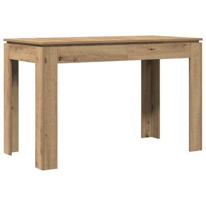 vidaXL Dining Table Artisan Oak 120x60x76 cm Engineered Wood