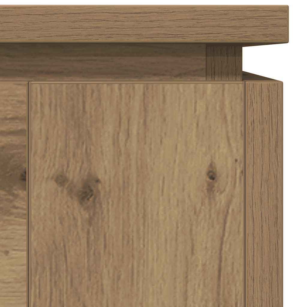 vidaXL Dining Table Artisan Oak 120x60x76 cm Engineered Wood
