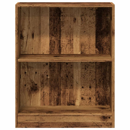 vidaXL Bookcase Old Wood 60x24x76 cm Engineered Wood