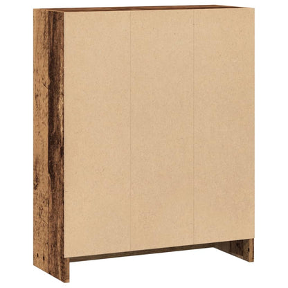 vidaXL Bookcase Old Wood 60x24x76 cm Engineered Wood